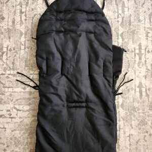 NWOT Black Baby Bunting Bag Stroller Footmuff